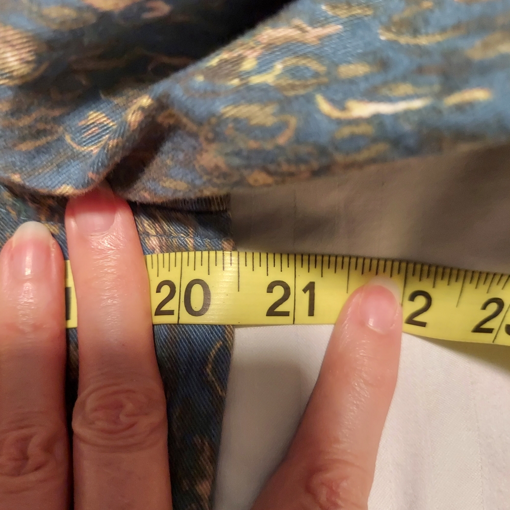 Croft & Barrow Multicolor Patterned Jean Jacket - Picture 11 of 11